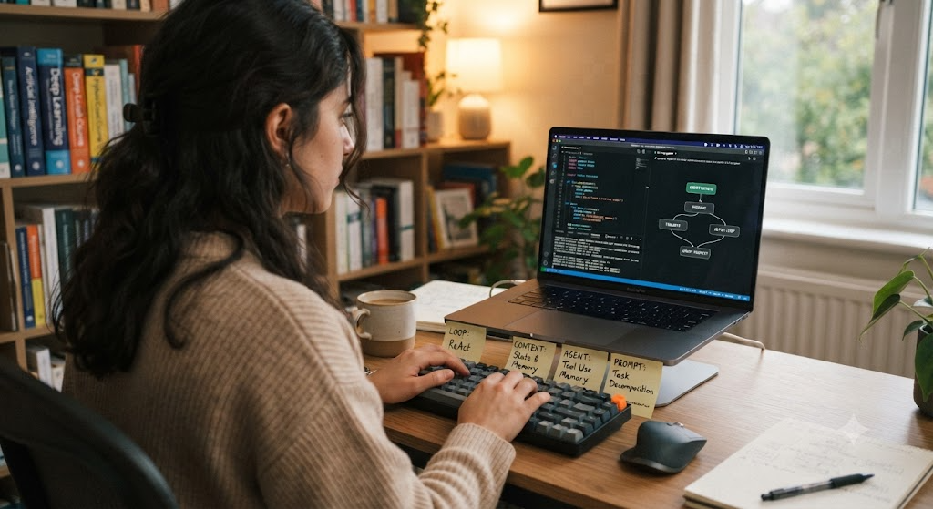 AI developer studying