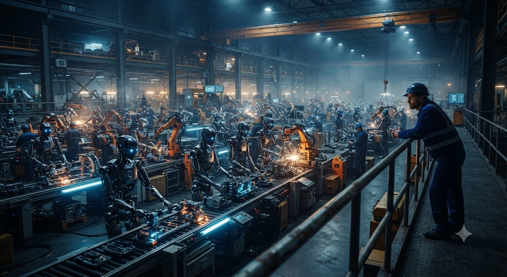 humanoid factory robots
