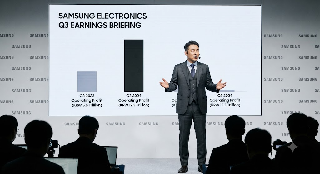 Samsung Electronics quarterly earnings announcement