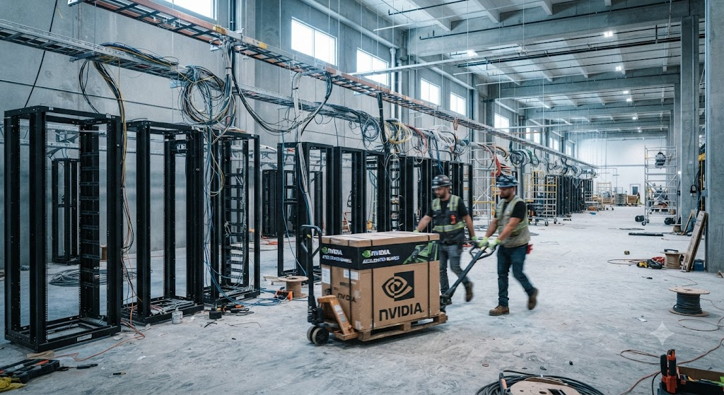 Nvidia GPU data center construction