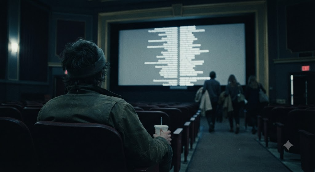cinema end credits empty seats