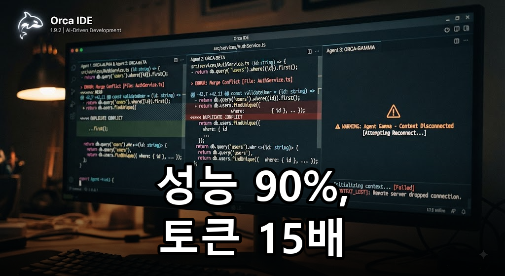 에이전트 여러 개를 나란히 띄워 놓고 지켜보는 순간