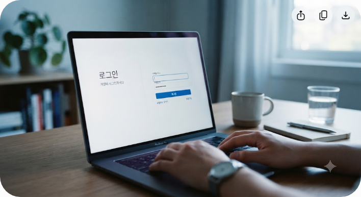 프롬프트 한 줄로 로그인 화면이 만들어지는 순간