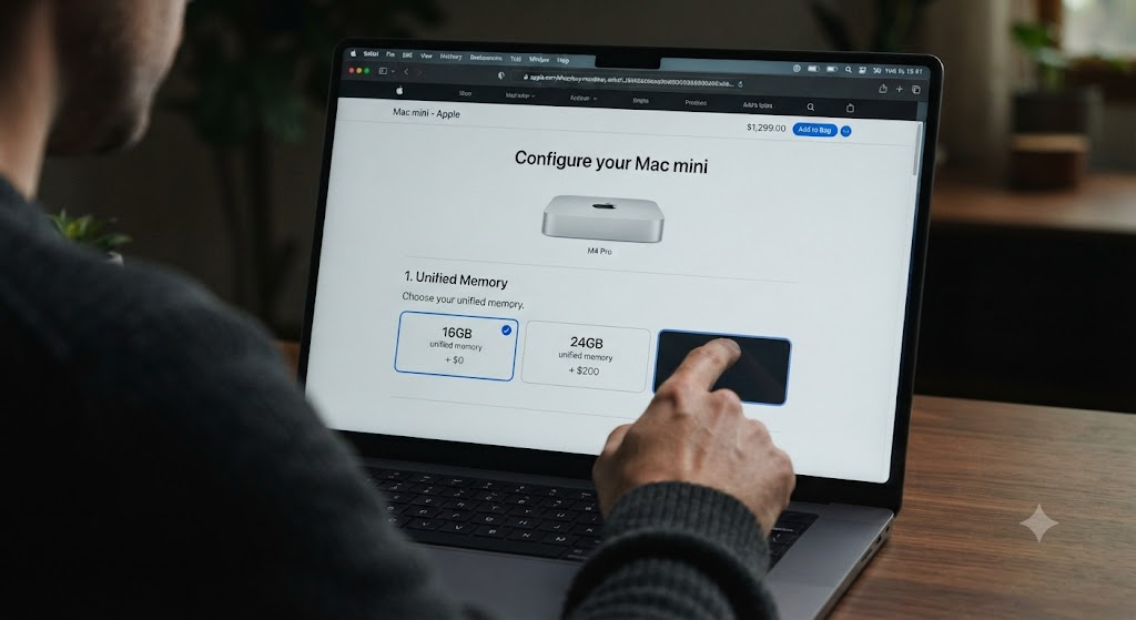 32GB 칸이 사라진 애플 스토어 주문 화면