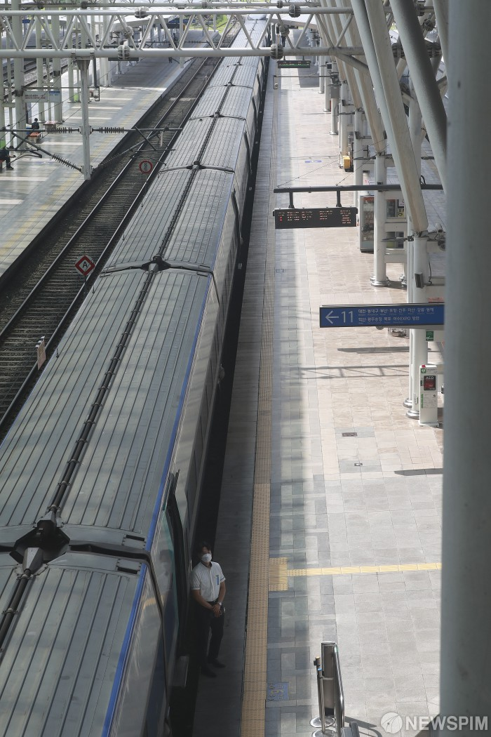 KTX 서울역 승강장