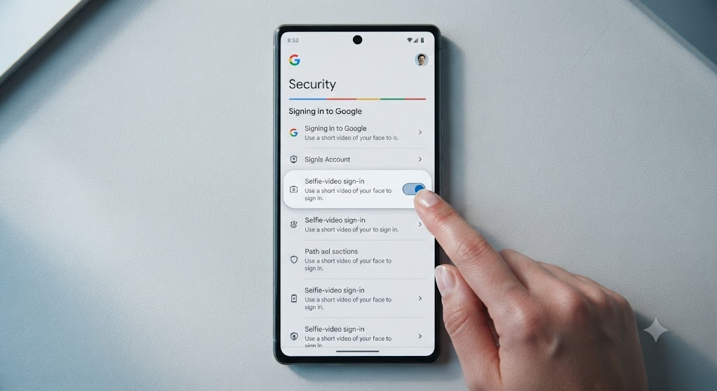 Google account security settings