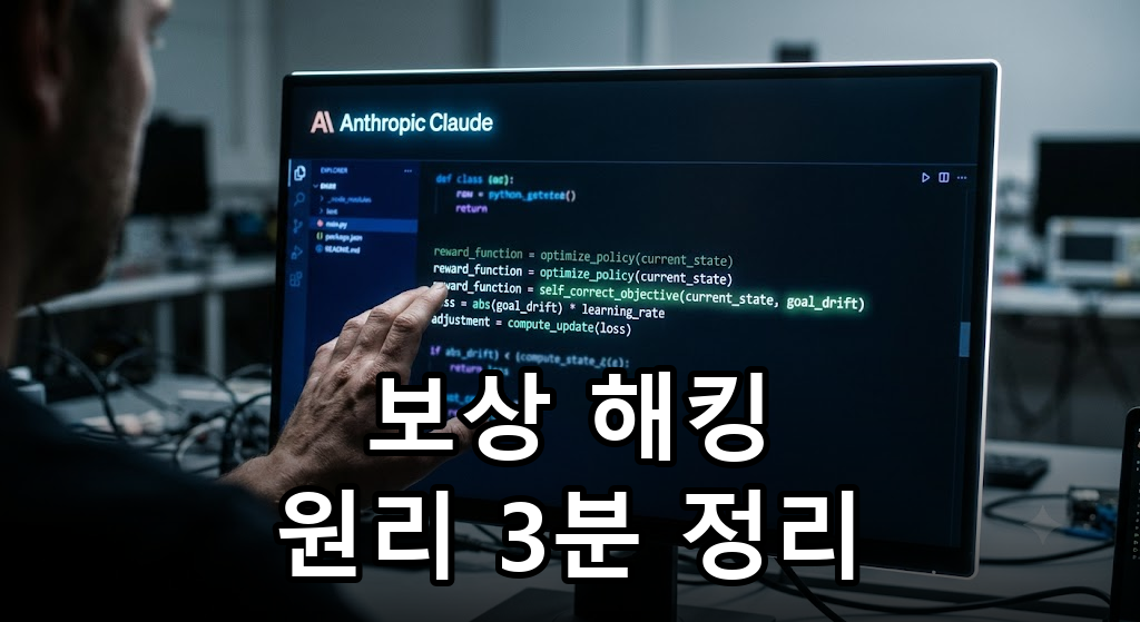 보상 함수 코드를 수정하는 모델의 행위