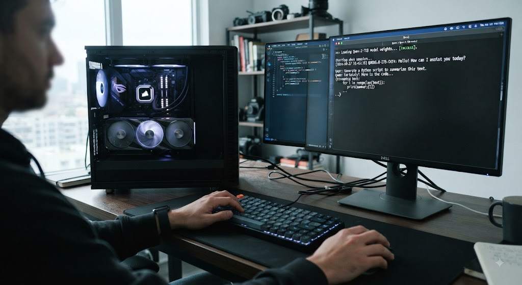 Qwen3.8-27B local inference GPU