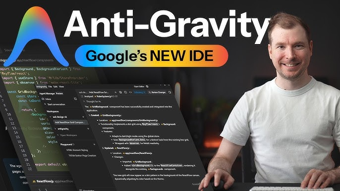 Google Antigravity IDE editor